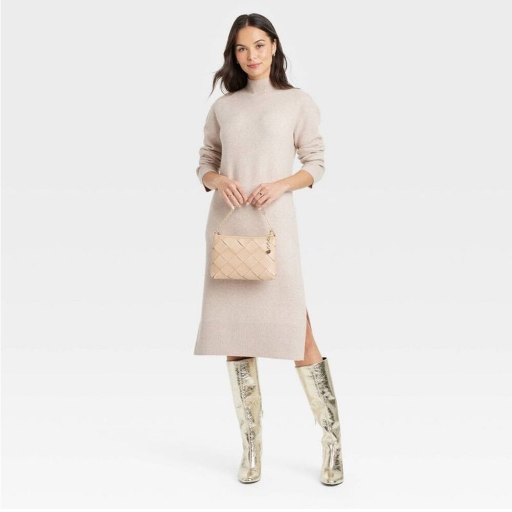a new day Cream Strapless Dress
